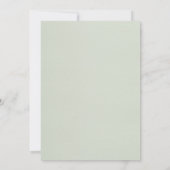 Invitations élégantes simples de mariage (Dos)