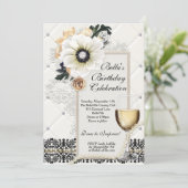 Invitations élégantes sophistiquées de partie (Debout devant)