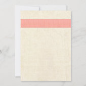 Invitations élégants de Fête de la mariée du (Dos)