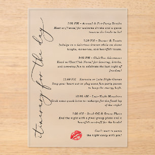 INVITATIONS EN ACRYLIQUE 