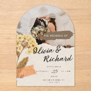 INVITATIONS EN ACRYLIQUE 