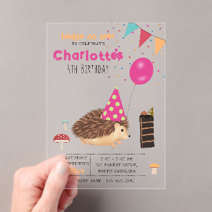 INVITATIONS EN ACRYLIQUE