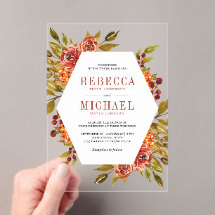 INVITATIONS EN ACRYLIQUE