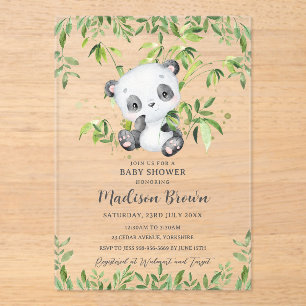 INVITATIONS EN ACRYLIQUE 