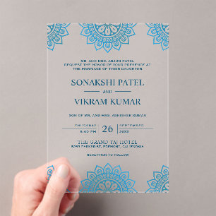 INVITATIONS EN ACRYLIQUE