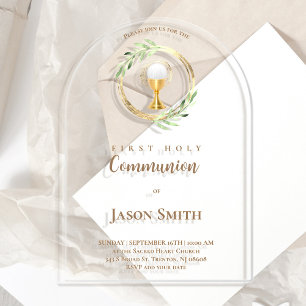 INVITATIONS EN ACRYLIQUE 