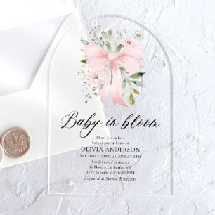 INVITATIONS EN ACRYLIQUE 