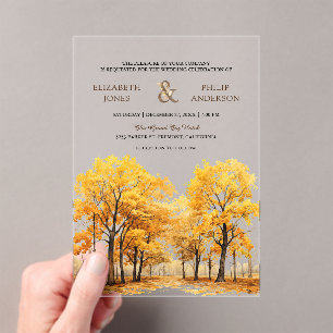 INVITATIONS EN ACRYLIQUE