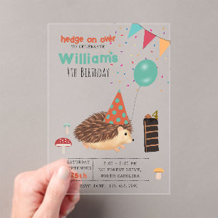 INVITATIONS EN ACRYLIQUE