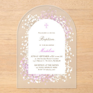 INVITATIONS EN ACRYLIQUE 