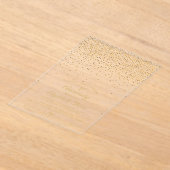 Invitations En Acrylique 1er anniversaire de Mariage d'or (Poser)