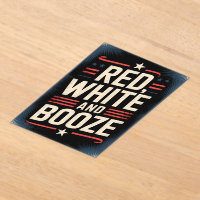 4 juillet Booze | Blanc rouge et Booze