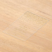 Invitations En Acrylique 50e anniversaire de Mariage d'or (Poser)