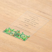 Invitations En Acrylique 95e anniversaire Décembre Mois de naissance Fleur (Poser)