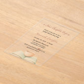 Invitations En Acrylique A New Chapter Begins Invitation, Bridal Shower (Poser)