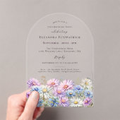 Invitations En Acrylique ACRYLIC ARCH 75 Birthday September Birth Flower  (In situ (ordinateur de poche))