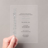 Invitations En Acrylique Acrylique Clear Tech Innovation Événements d'entre (In situ (ordinateur de poche))
