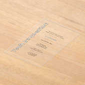 Invitations En Acrylique Acrylique Clear Tech Innovation Événements d'entre (Poser)