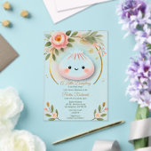 Invitations En Acrylique adorable petit Baby shower de dumping (Insitu (Mariage))