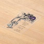 Invitations En Acrylique Alice au pays des merveilles Cheshire Chat Anniver (Poser)