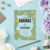 Invitations En Acrylique Allons-y Bananas Banana Tropical Birthday Theme (Insitu (Mariage))