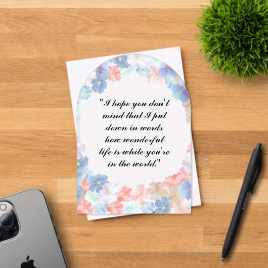 Invitations En Acrylique Amour pur comme une Fleur (Insitu (Carte d'invitation))