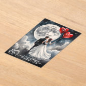 Invitations En Acrylique Amour romantique sur Cloud Neuf Mariage Fairytale (Poser)