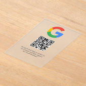 Invitations En Acrylique Analyse de site Web des avis Google Logo d'entrepr (Poser)