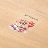 Invitations En Acrylique Anniversaire de Deer Pilot (Poser)