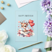 Invitations En Acrylique Anniversaire de Deer Pilot (Insitu (Mariage))