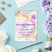 INVITATIONS EN ACRYLIQUE ANNIVERSAIRE DE L'INVITATION (Insitu (Mariage))