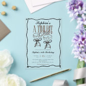 Invitations En Acrylique Anniversaire d'Espresso Martini un peu plus vieux  (Insitu (Mariage))