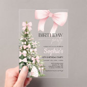 Invitations En Acrylique Anniversaire d'hiver (In situ (ordinateur de poche))