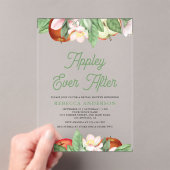 Invitations En Acrylique Appley Ever After Apple Bridal Shower (In situ (ordinateur de poche))