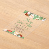 Invitations En Acrylique Appley Ever After Apple Bridal Shower (Poser)