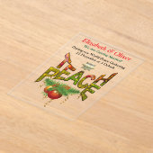 Invitations En Acrylique Apprendre la réunion de Noël de la paix (Poser)