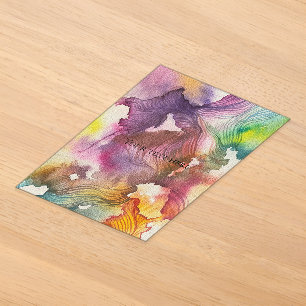 Invitations En Acrylique Aquarelle Abstraite