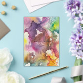 Invitations En Acrylique Aquarelle Abstraite (Insitu (Mariage))