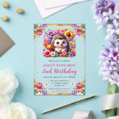 Invitations En Acrylique Aquarelle Hérisson de Pâques Fleurs de printemps A (Insitu (Mariage))