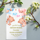 Invitations En Acrylique Aquarelle rose bleu mignonne Genre Reveillez Invit