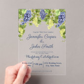 Invitations En Acrylique Aquarelle Vigne Vignoble Vignoble Mariage (In situ (ordinateur de poche))