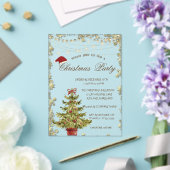 Invitations En Acrylique Arbre de Noël, Étoiles Noël Compagnie fêtes (Insitu (Mariage))