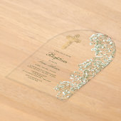 Invitations En Acrylique Arche de baptême Baby's Breath (Poser)