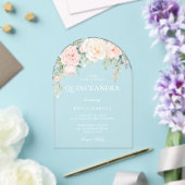 Invitations En Acrylique Arche de Quinceanera florale de broussailles et de (Insitu (Mariage))
