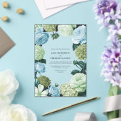 Invitations En Acrylique Arctic Blue, Frosted Pine & Cloud Moss Wedding (Insitu (Mariage))