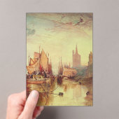 Invitations En Acrylique Arrivée d'un paquebot par Joseph Turner (In situ (ordinateur de poche))