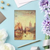 Invitations En Acrylique Arrivée d'un paquebot par Joseph Turner (Insitu (Mariage))