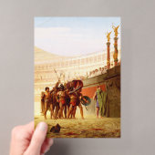 Invitations En Acrylique Ave Caesar de Jean-Leon Gerome (In situ (ordinateur de poche))