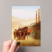 Invitations En Acrylique Ave César de Jean-Léon Gérôme (In situ (ordinateur de poche))