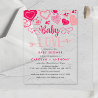 "Baby Love" Baby shower de la Saint Valentin